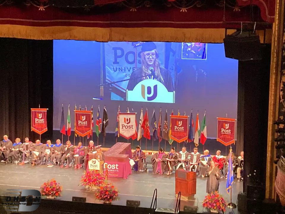 Post University valedictorian from Watertown honors late mom during graduation